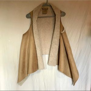 Faux Shearling vest